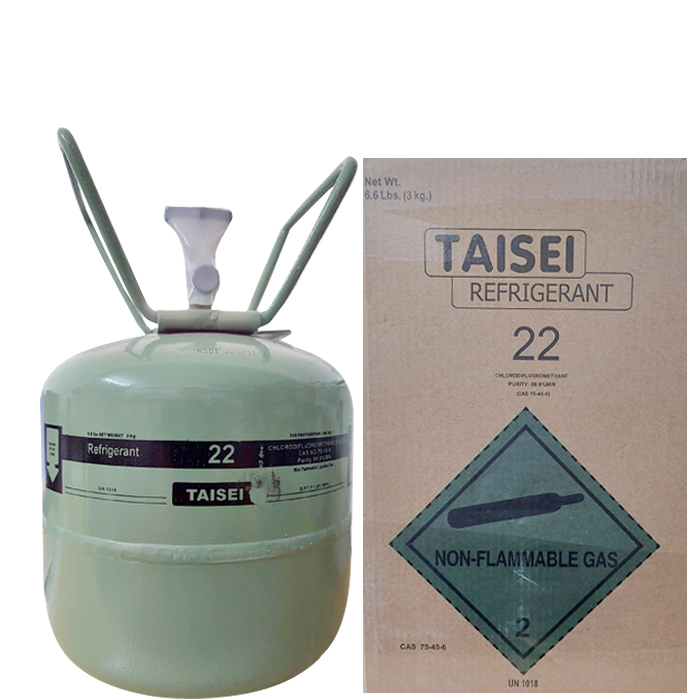 Gas lạnh R22 (Ấn độ) 3kg/bình Taisei